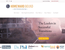 Tablet Screenshot of homewardbound.com